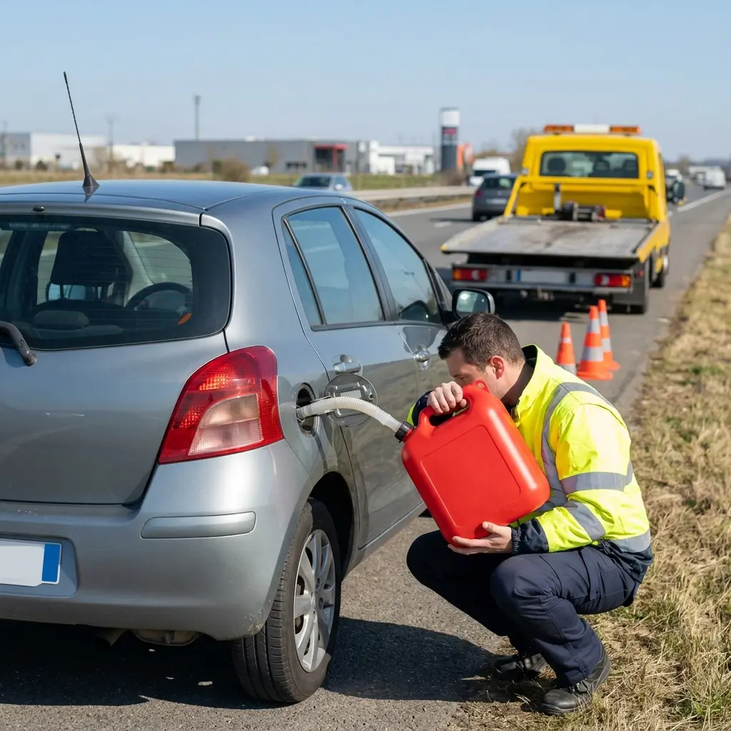 Les bons gestes à adopter lors d'une panne d'essence