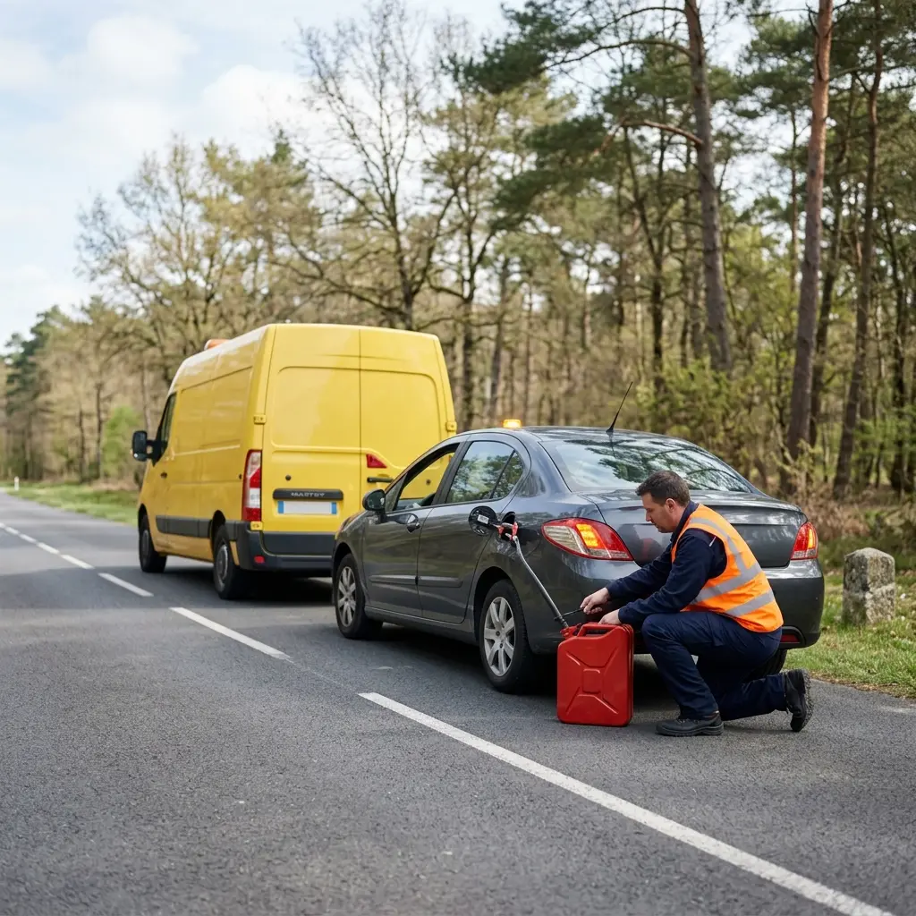 Comment nous traitons votre panne de carburant