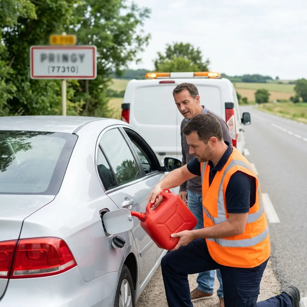 Gestes et précautions en cas de panne sèche à Pringy