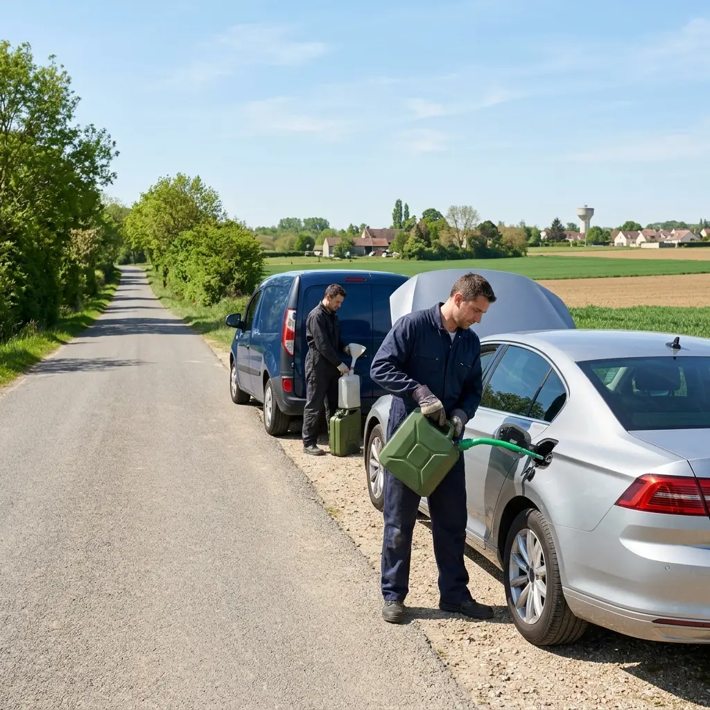 Notre approche pour un dépannage panne d'essence rapide