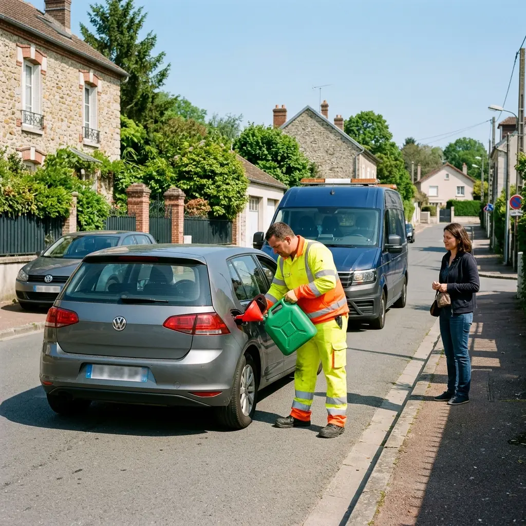 Les gestes essentiels en cas de panne sèche à Bois-le-Roi