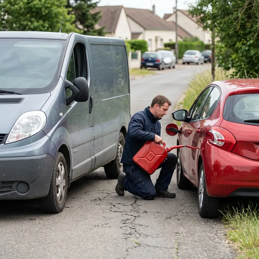 Comment nous traitons votre panne de carburant