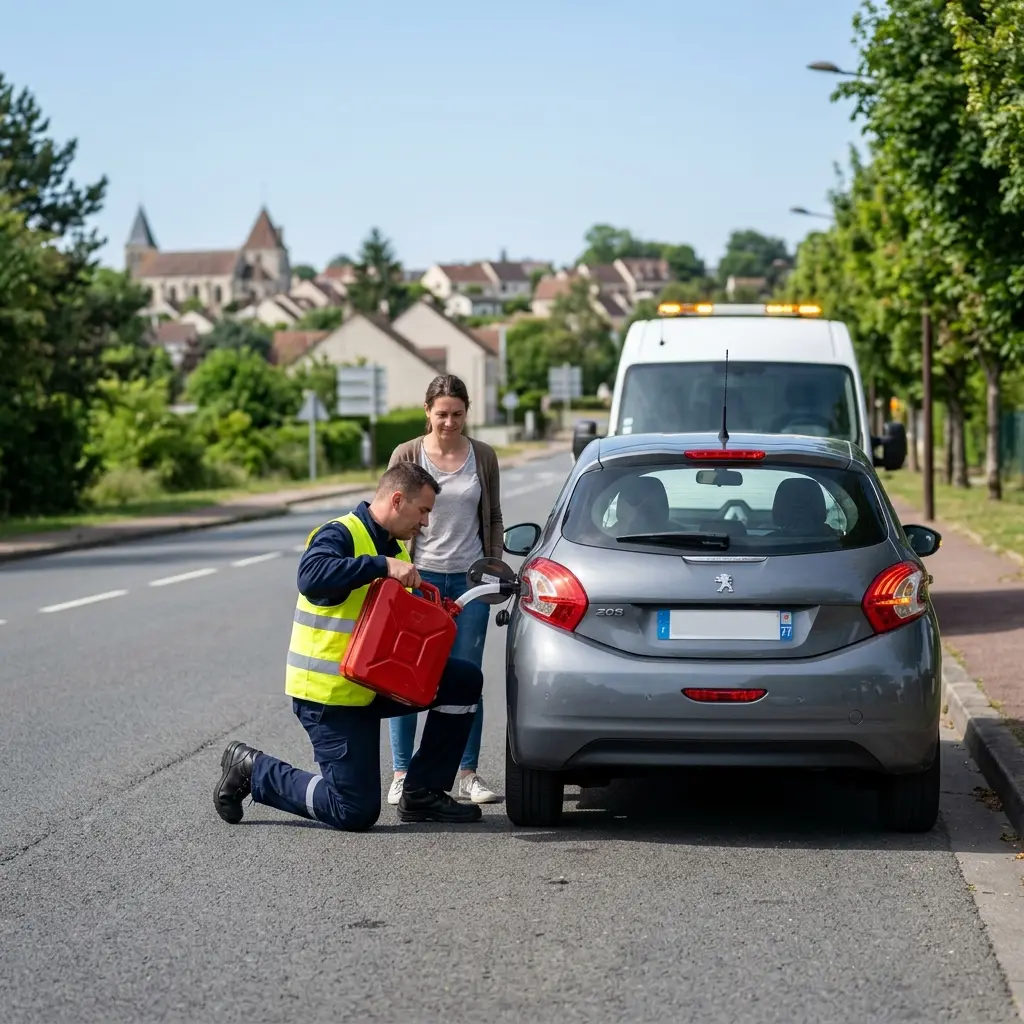 Les bons réflexes en cas de réservoir vide à Roissy-en-Brie