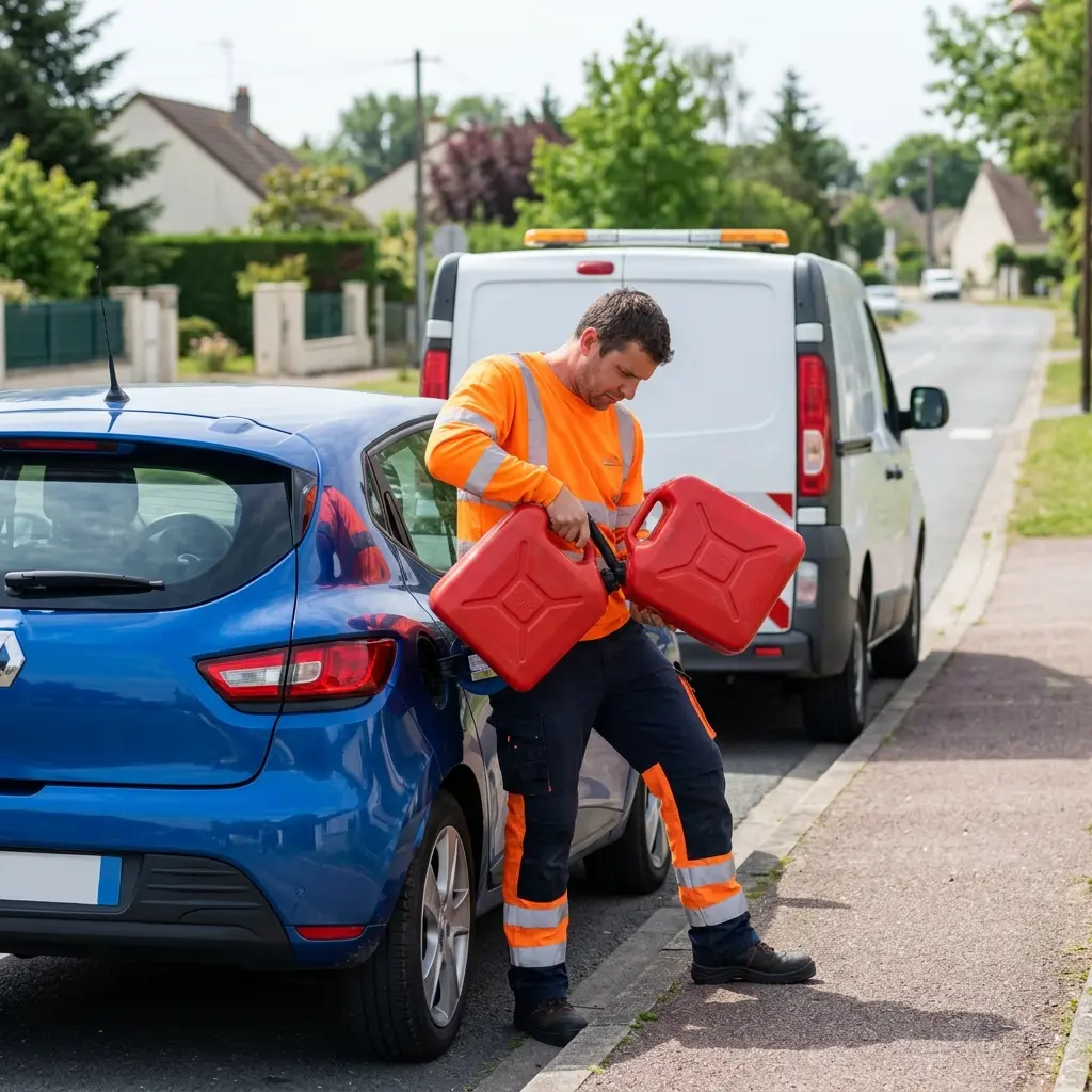Comment réagir correctement lors d'une panne sèche à Coupvray ?