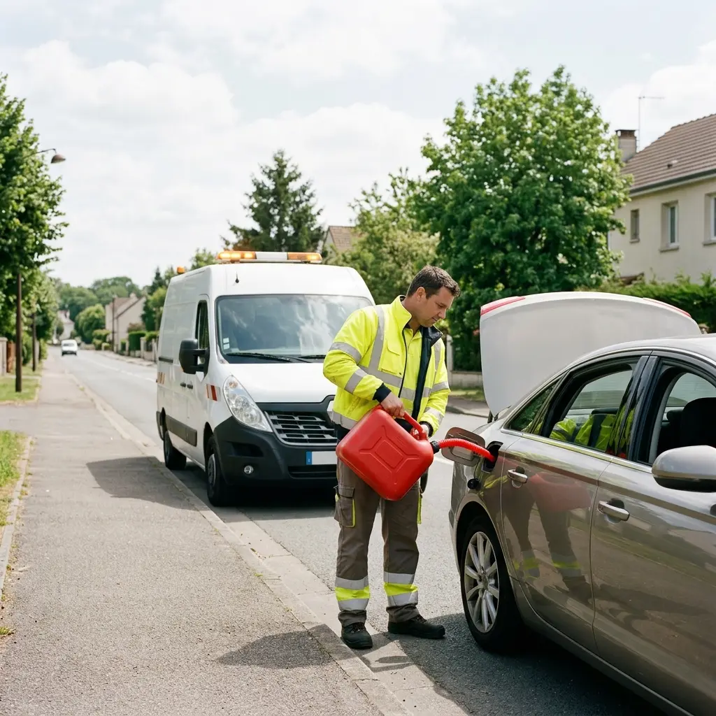 Dépannage panne d'essence Vulaines-sur-Seine (77870)