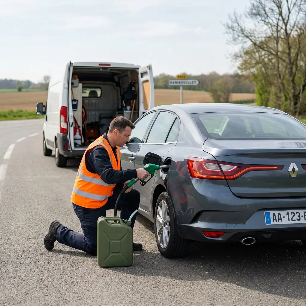 Les bons gestes en cas de panne sèche sur vos trajets