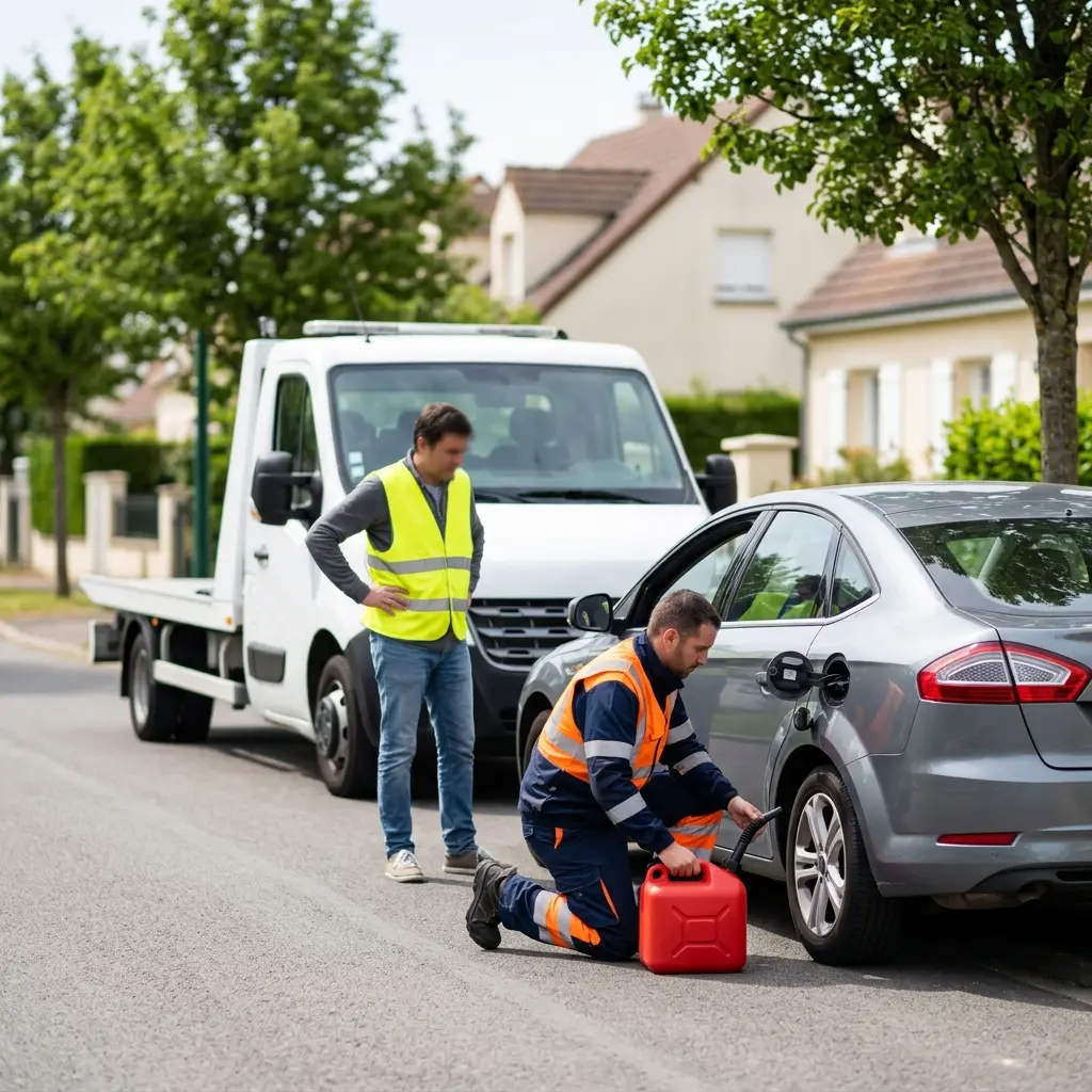 Les gestes essentiels en cas de panne sèche à Hardricourt