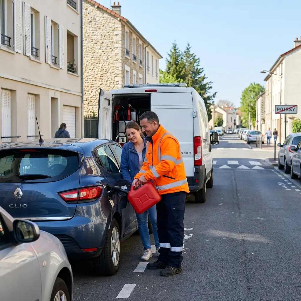 Les bons gestes à adopter lors d'une panne sèche à Poissy