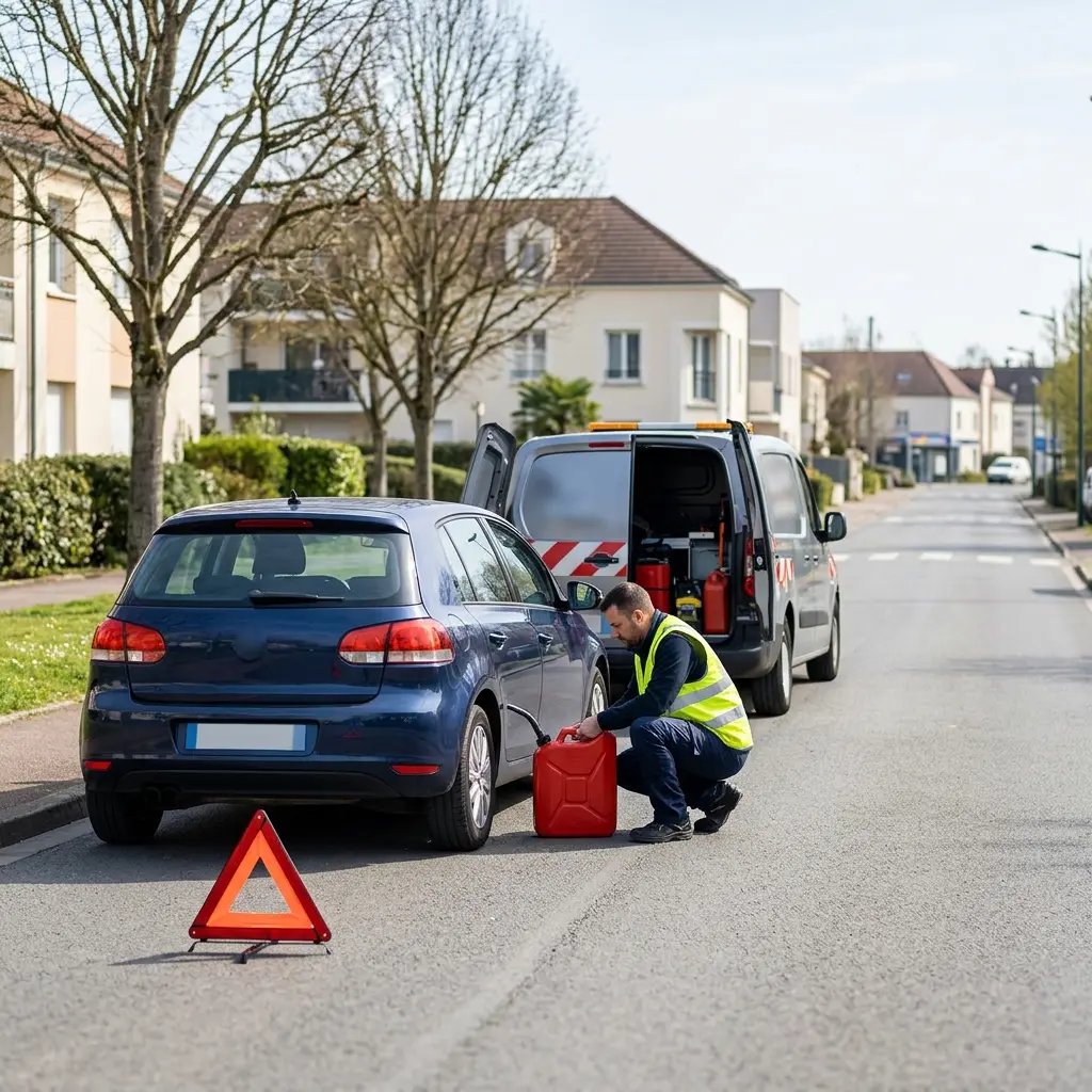 Que faire en cas de panne sèche au Mesnil-Saint-Denis ?