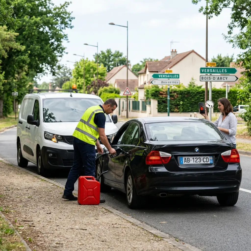 Dépannage panne d'essence Bois-d'Arcy (78390)