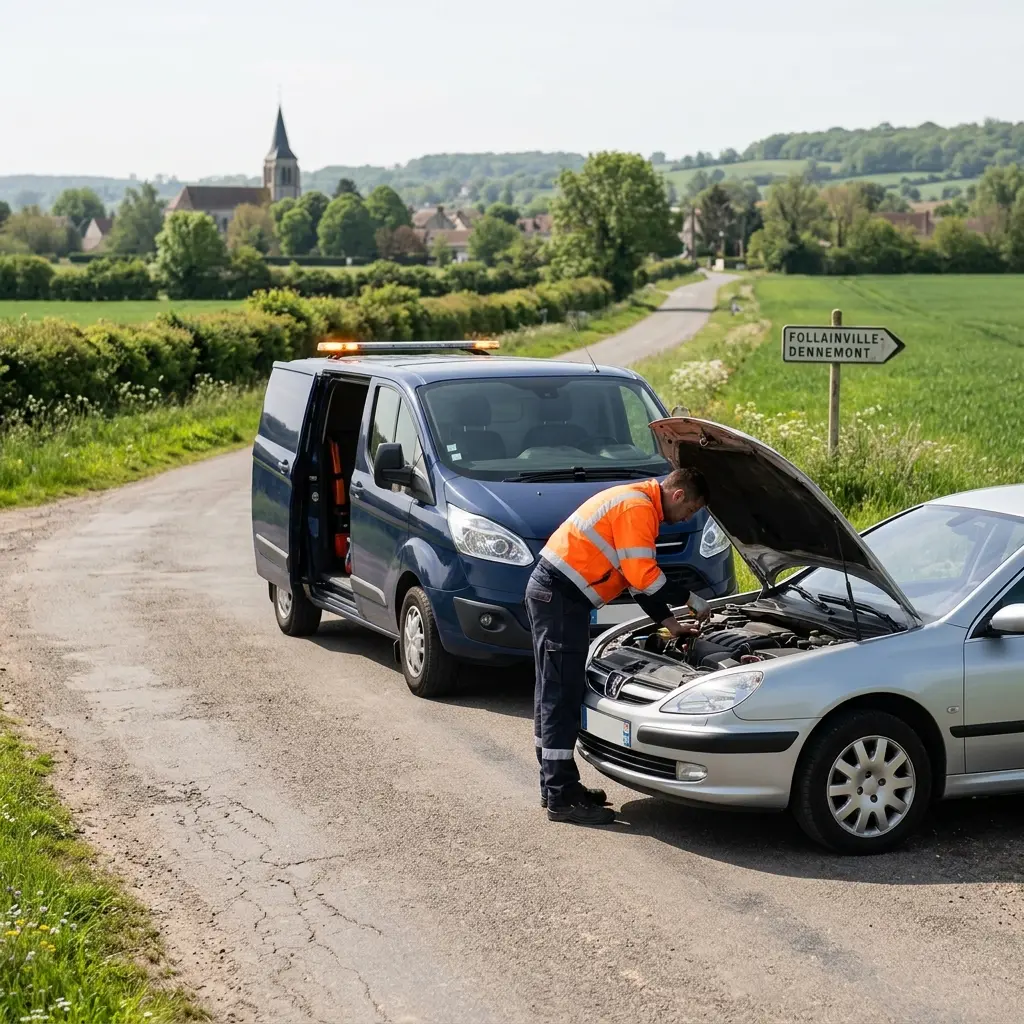 Comment réagir face à une panne de carburant à Follainville-Dennemont