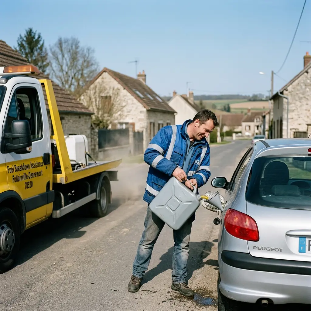 Dépannage panne d'essence Follainville-Dennemont (78520)