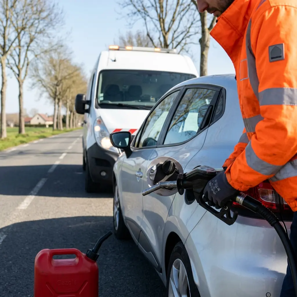 Les bons gestes en cas de panne de carburant à Ablis