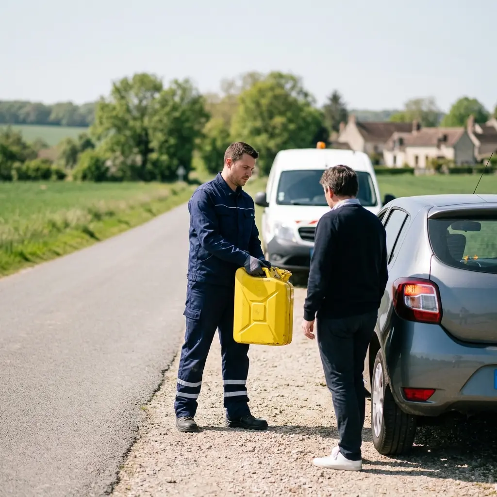 Les gestes essentiels lors d'une panne sèche à Septeuil