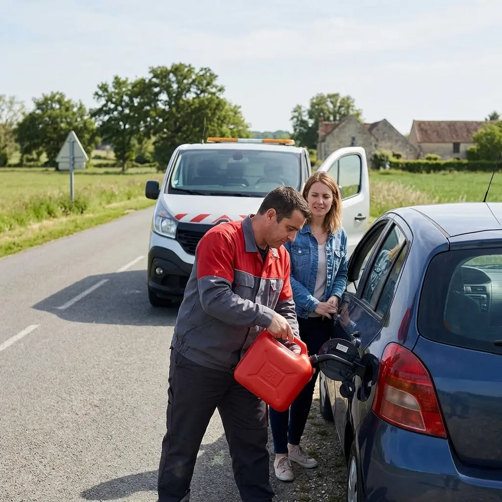 Une assistance technique adaptée à votre panne de carburant