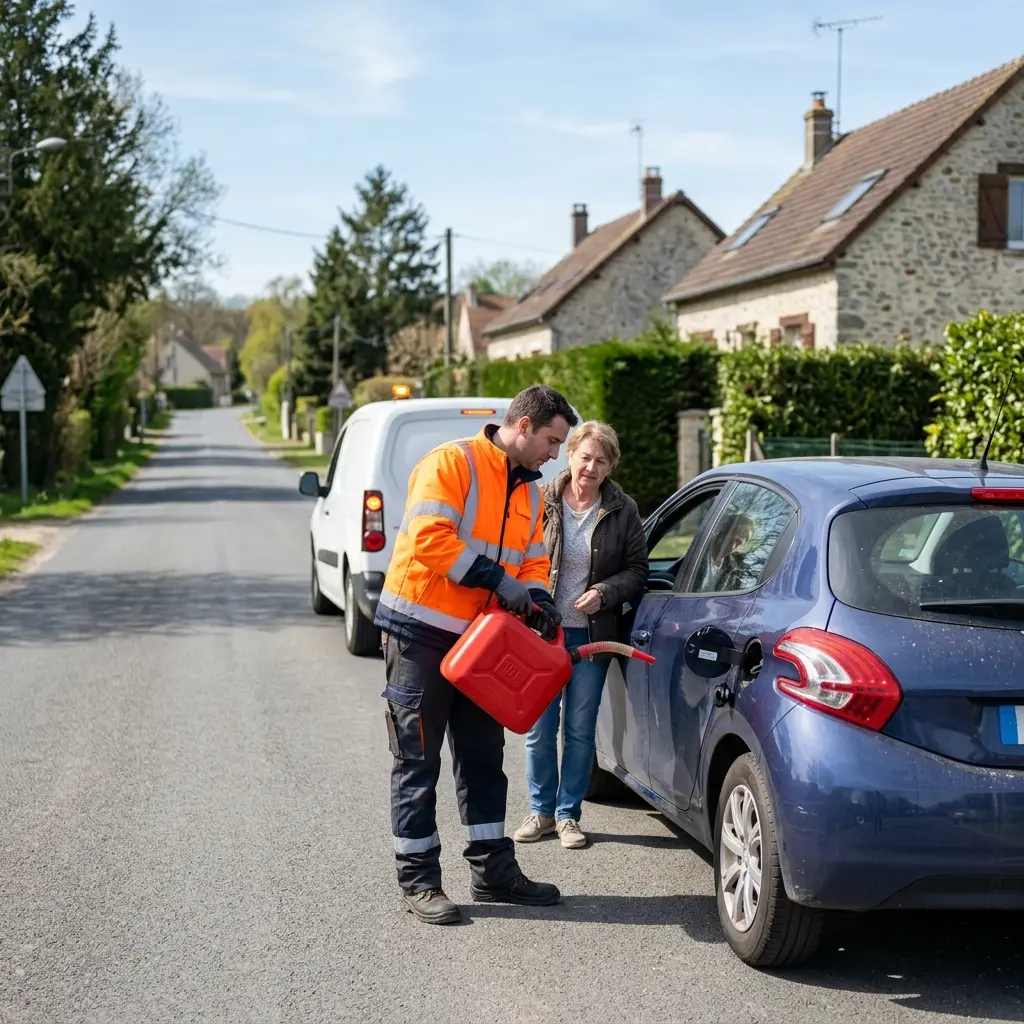 Précautions lors d'une panne sur la route