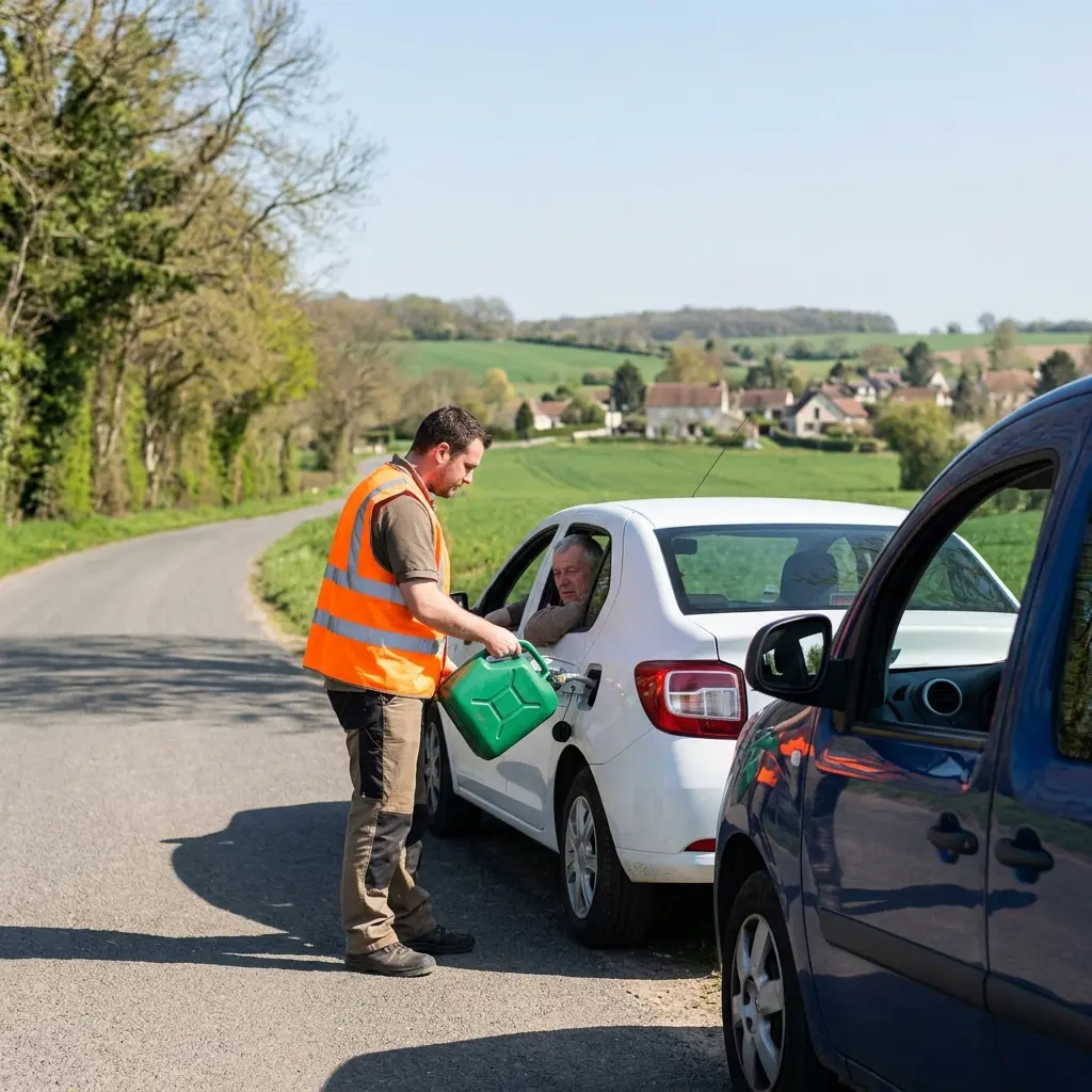 Les gestes essentiels en cas de panne sèche à Mézières-sur-Seine
