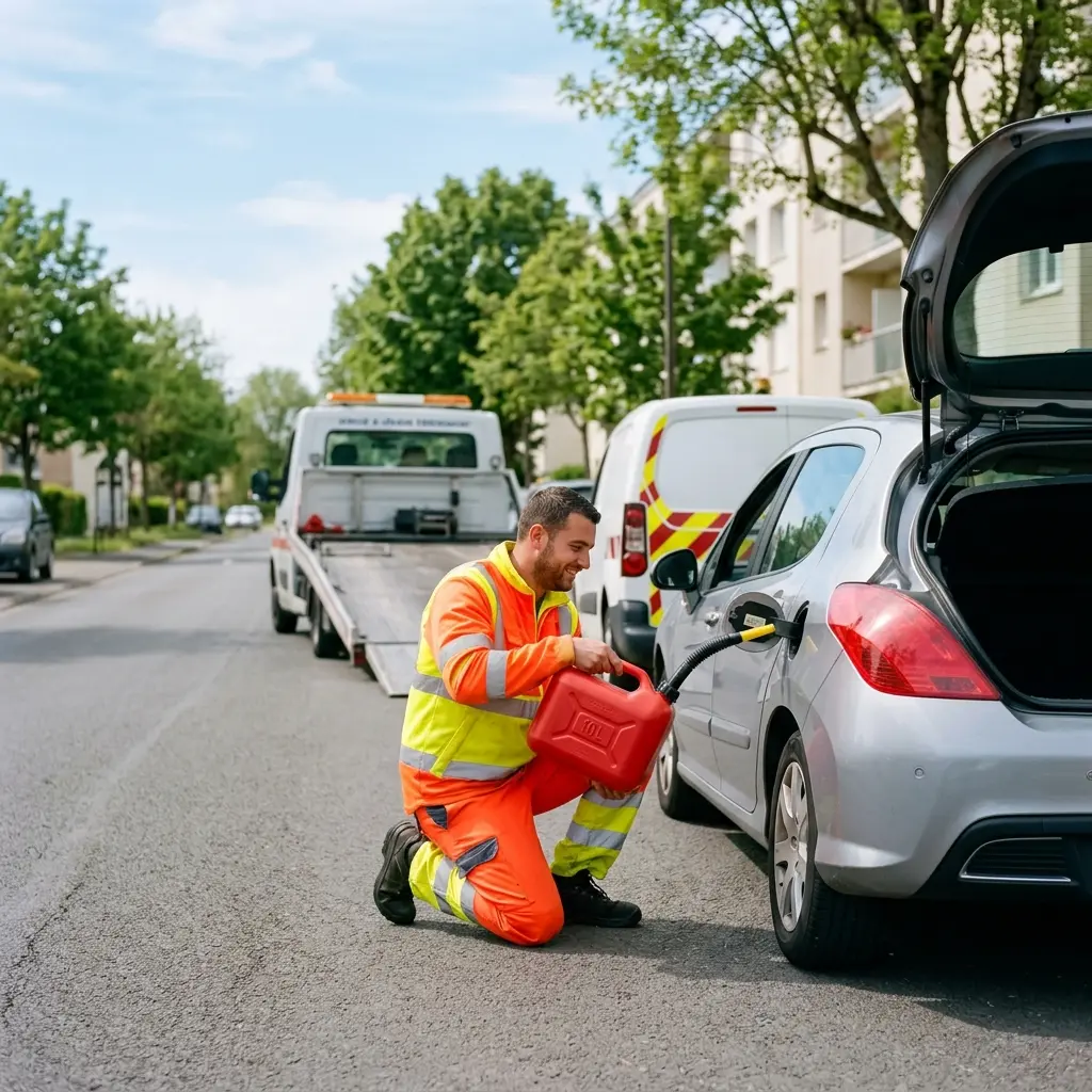 Comment réagir correctement en cas de panne sèche à Grigny