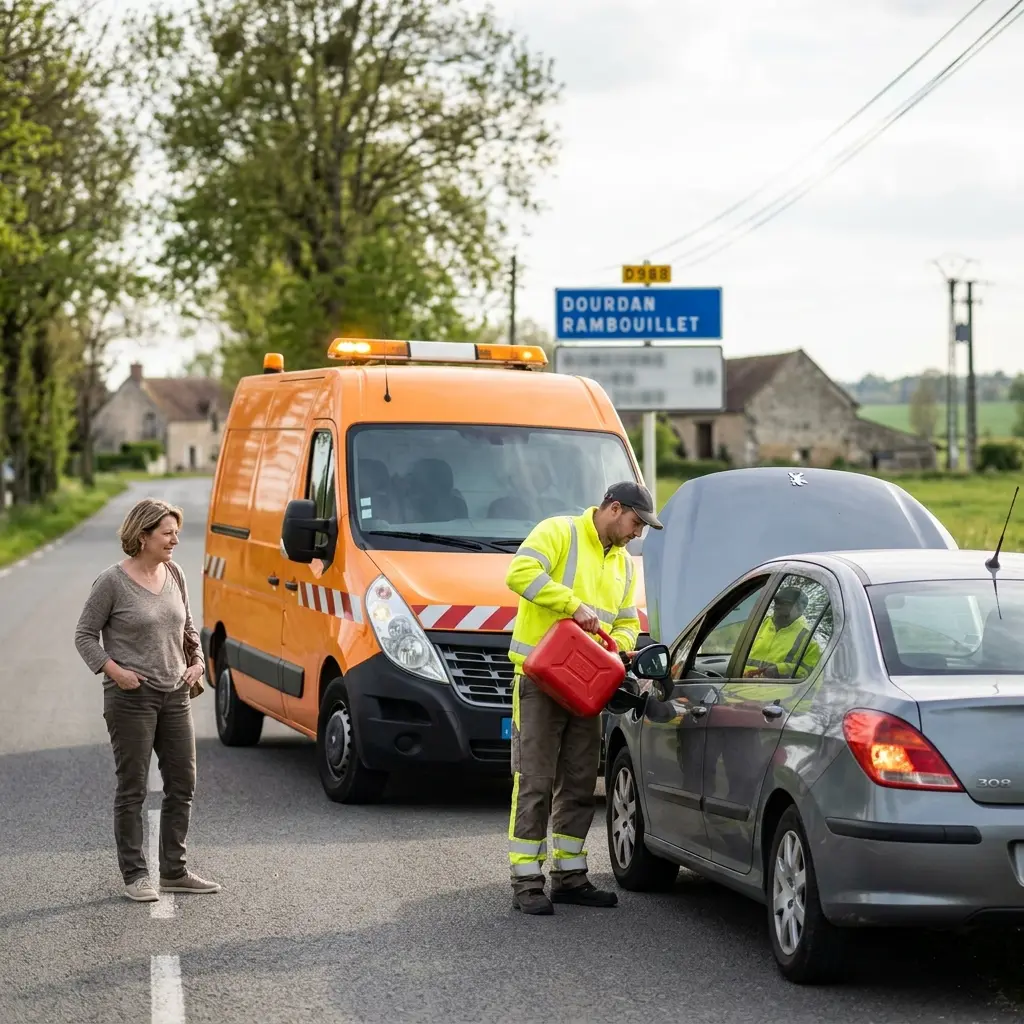 Comment réagir en cas de manque de carburant à Dourdan ?
