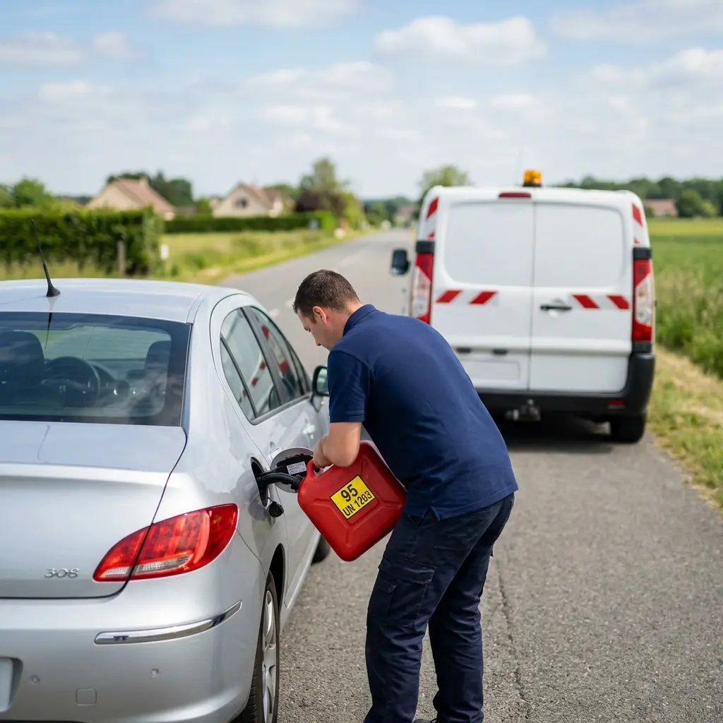 Comment réagir correctement lors d'une panne de carburant