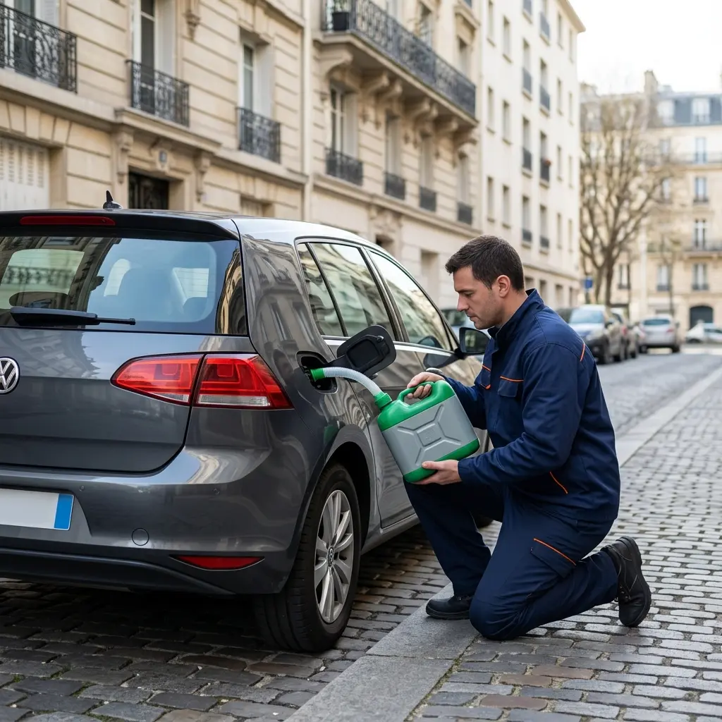 Notre approche pour le dépannage panne d'essence