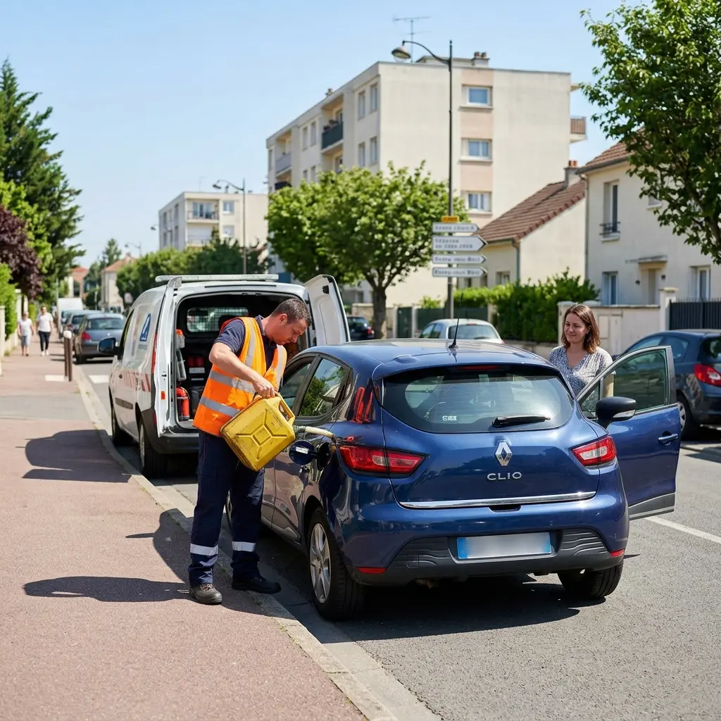 Dépannage panne d'essence Rosny-sous-Bois (93110)