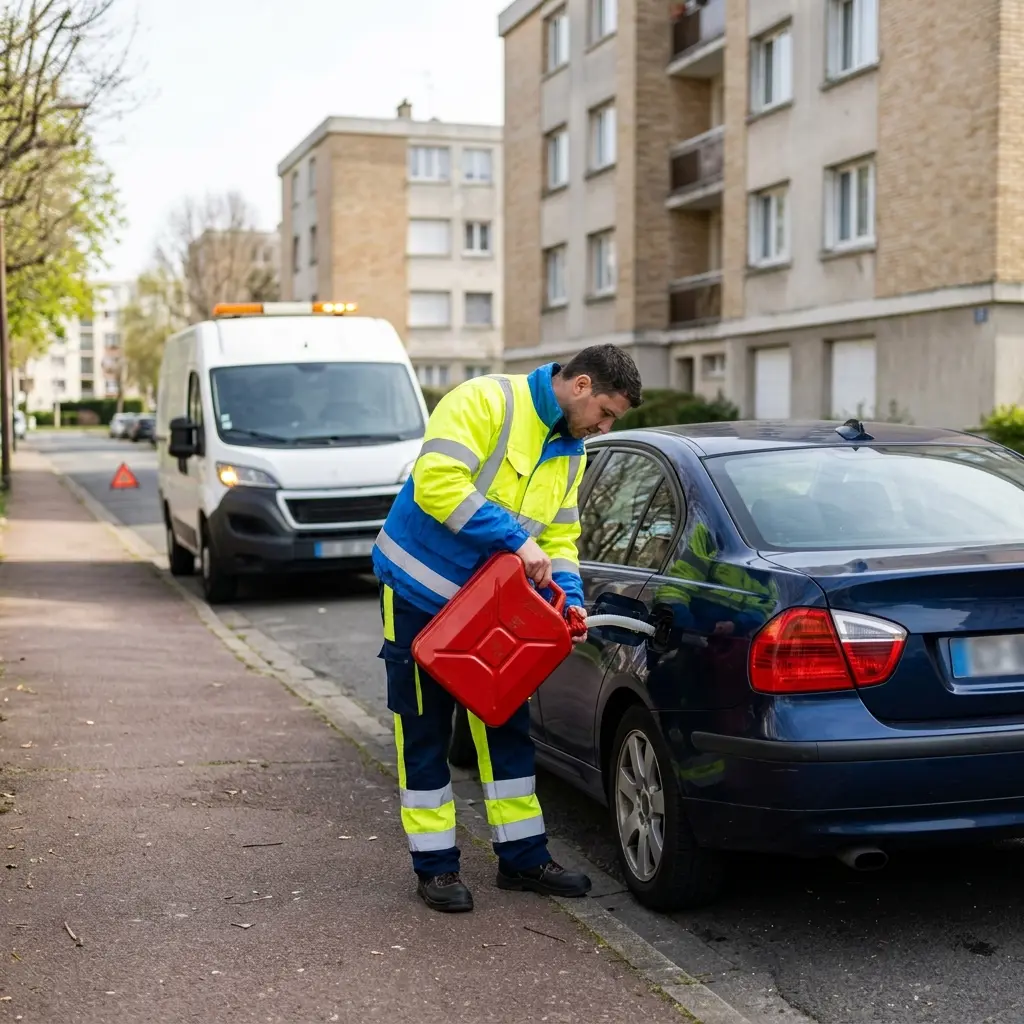 Les bons réflexes en cas de panne d'essence