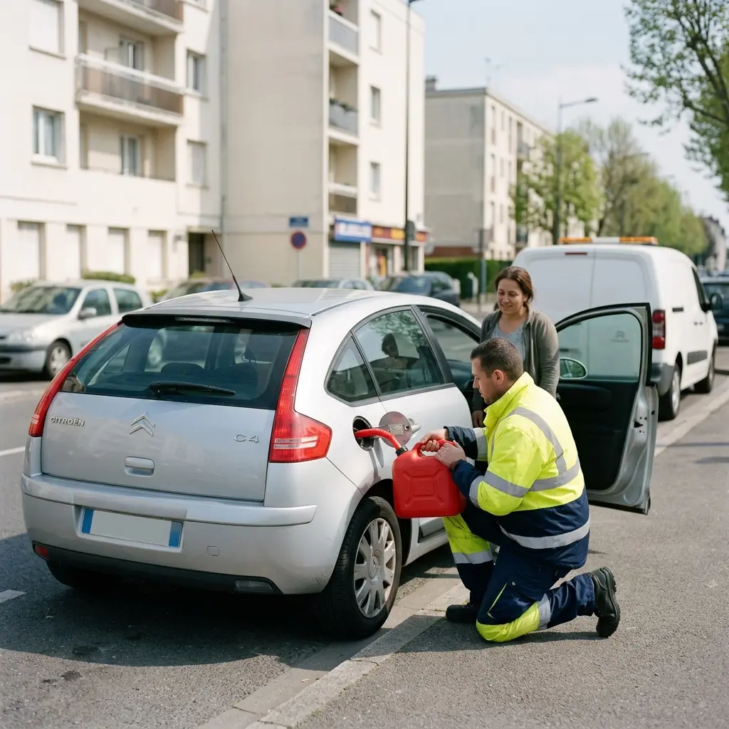 Comment nous traitons votre panne d'essence
