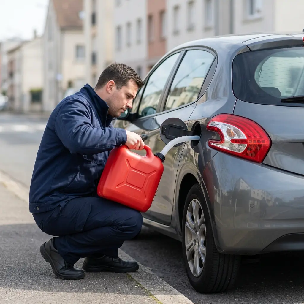 Votre solution rapide pour toute panne d'essence à Créteil et ses environs