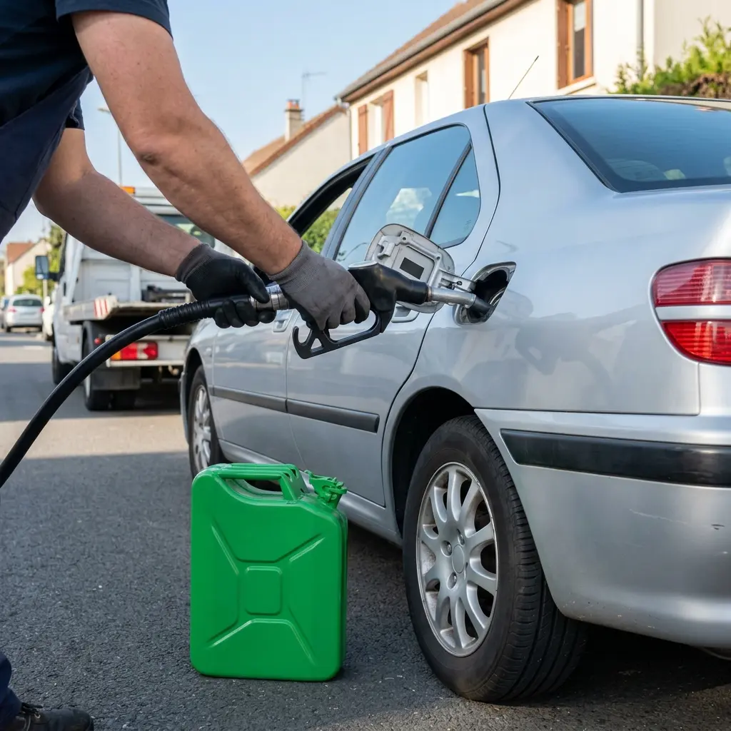 Comment nous gérons votre dépannage panne d'essence