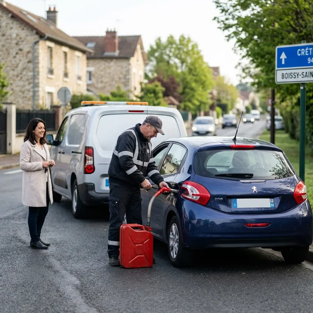 Comment réagir face à une panne de carburant à Santeny ?