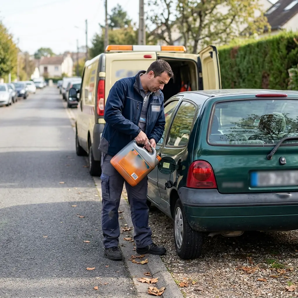 Comment réagir correctement lors d'une panne sèche à Taverny