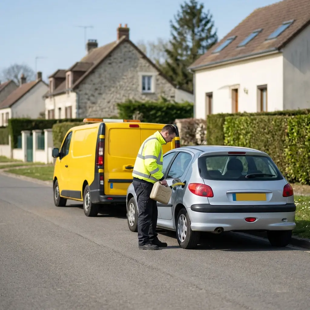 Les gestes essentiels en cas de panne sèche à Puiseux-en-France