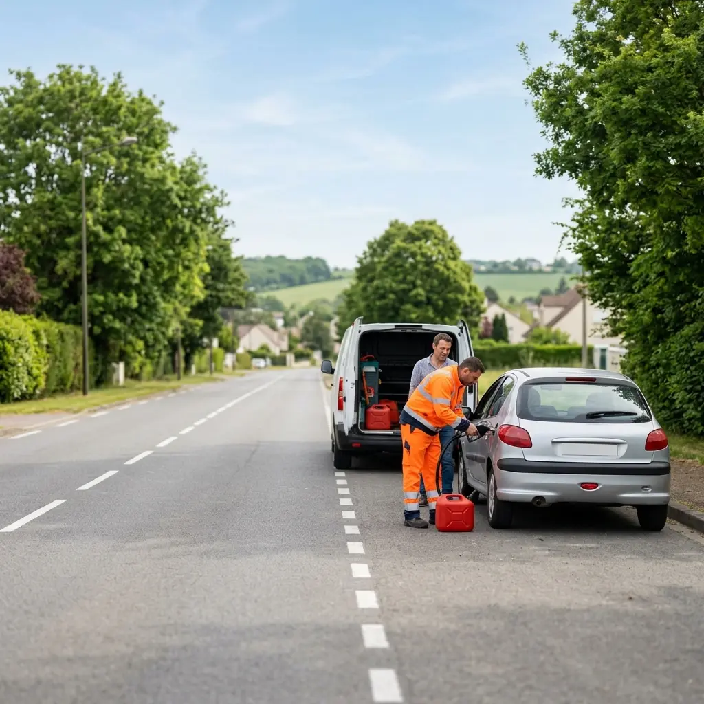 Les bons gestes à adopter en cas de panne sèche à Osny