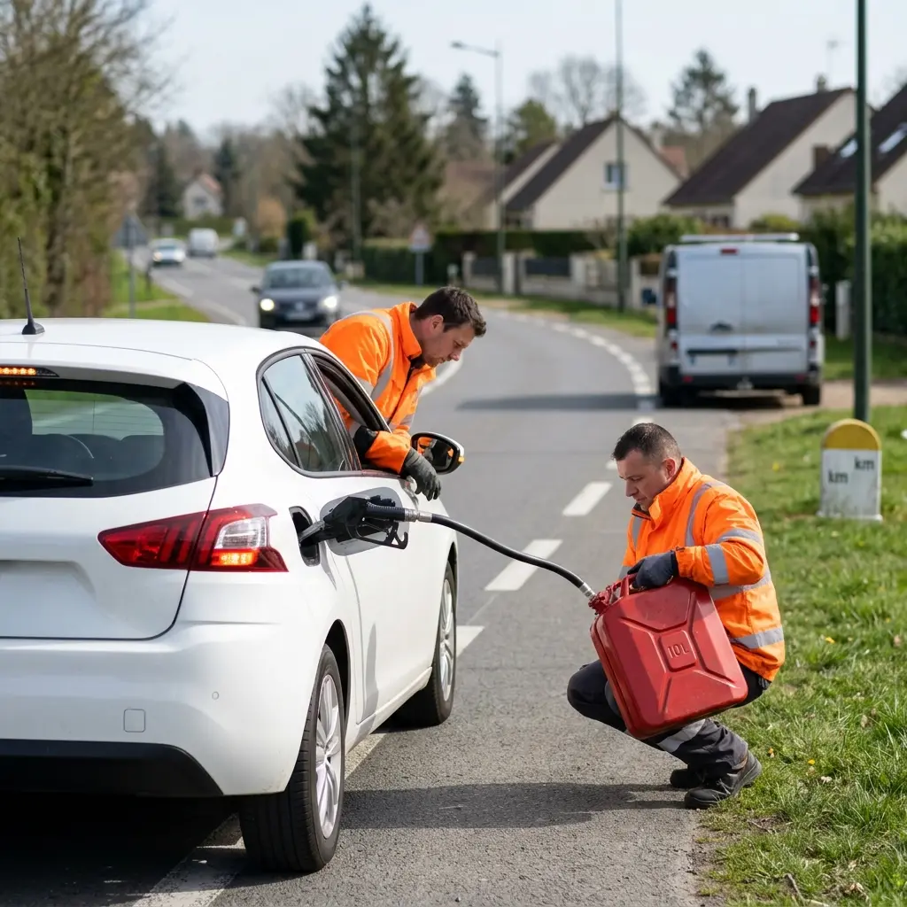 Dépannage panne d'essence Méry-sur-Oise (95540)