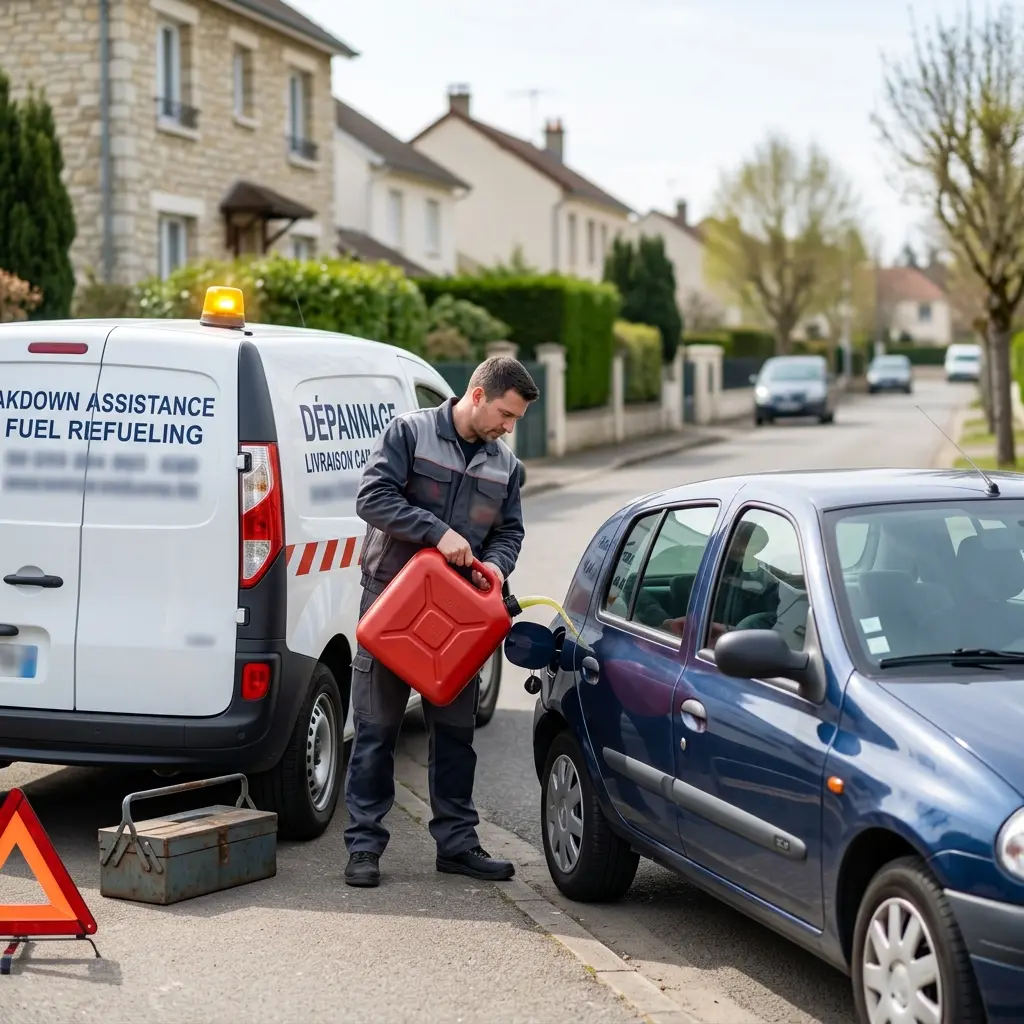 Dépannage panne d'essence Margency (95580)