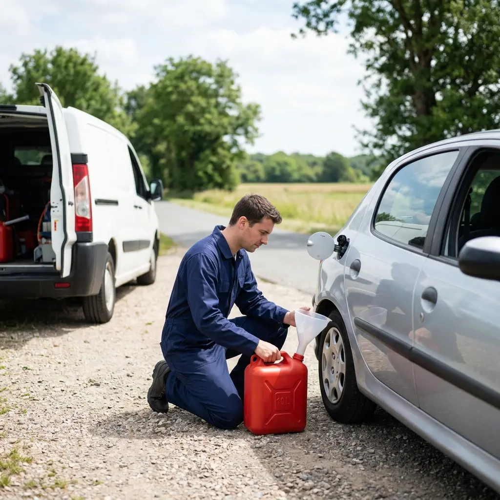 Les gestes essentiels lors d'une panne sèche à Presles