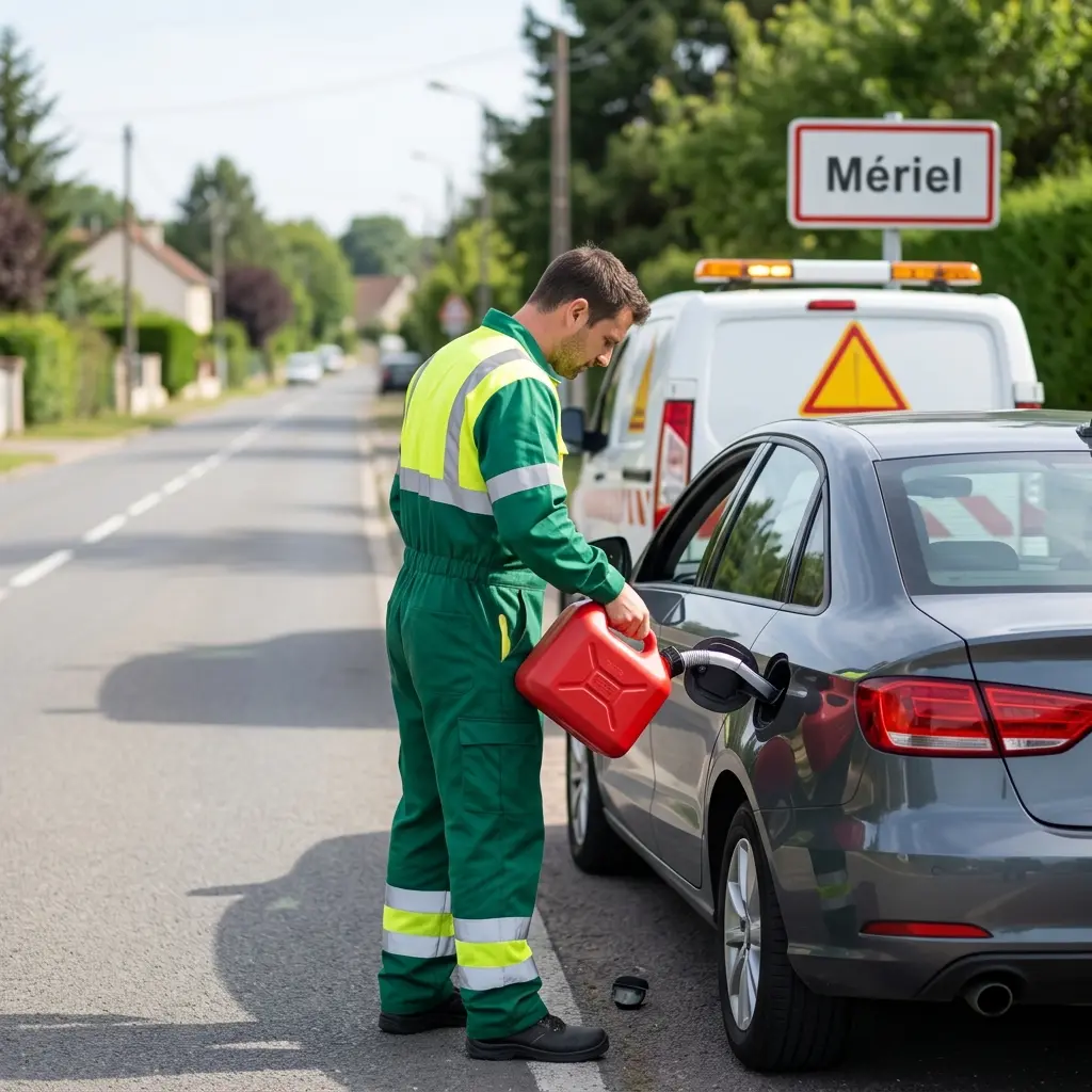 Les bons gestes à adopter lors d'une panne de carburant à Mériel