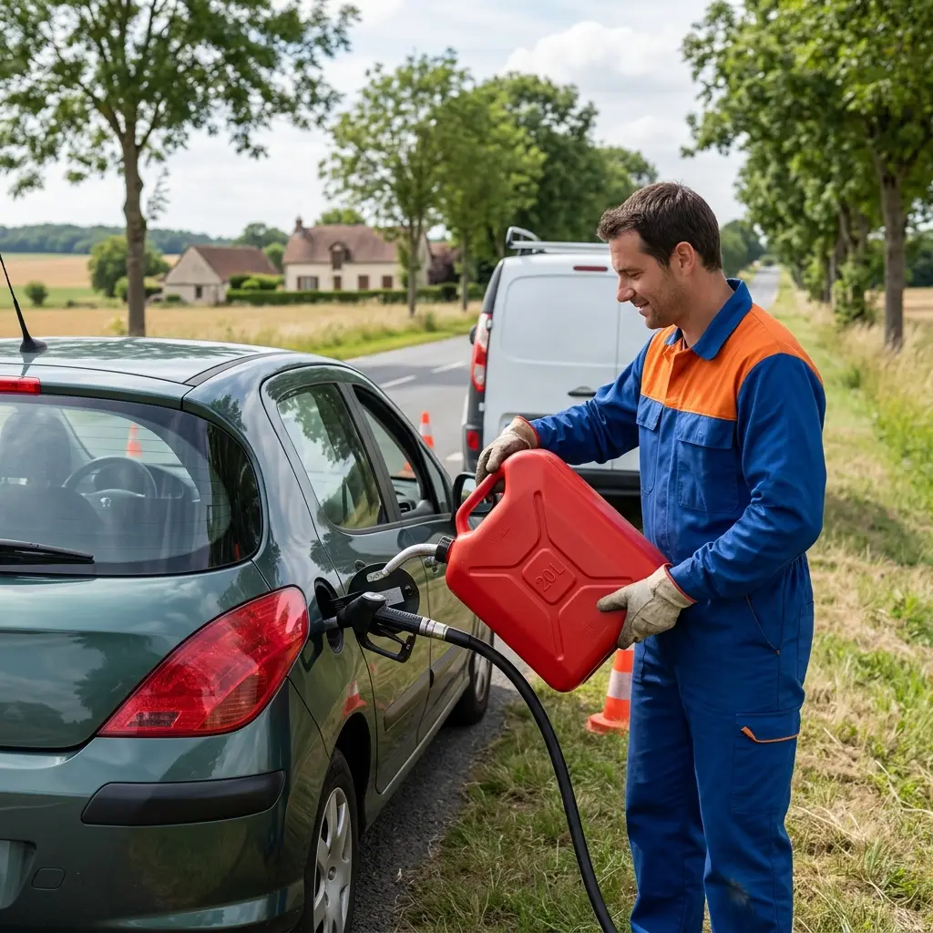 Dépannage panne d'essence Courdimanche (95800)