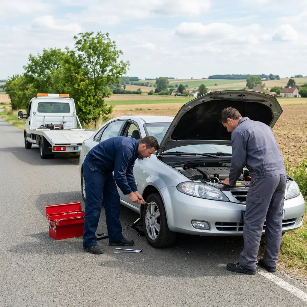 Précautions lors d'une panne auto