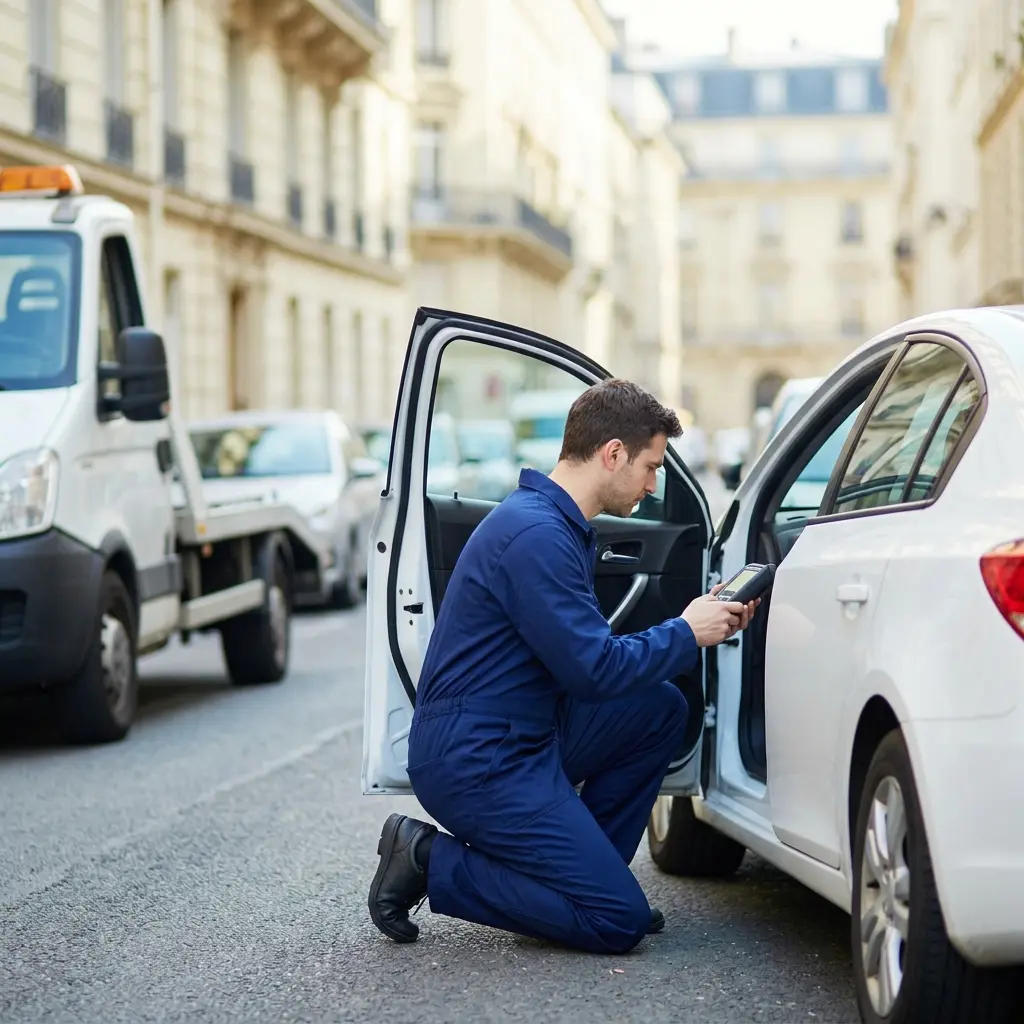 Comment notre dépanneur diagnostique votre voiture à Paris 9e
