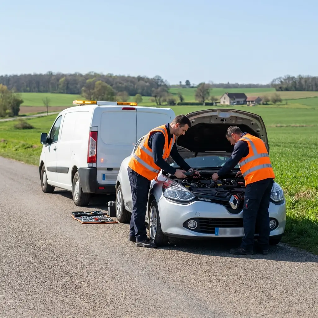 Notre approche de dépannage voiture à Verneuil-l'Étang