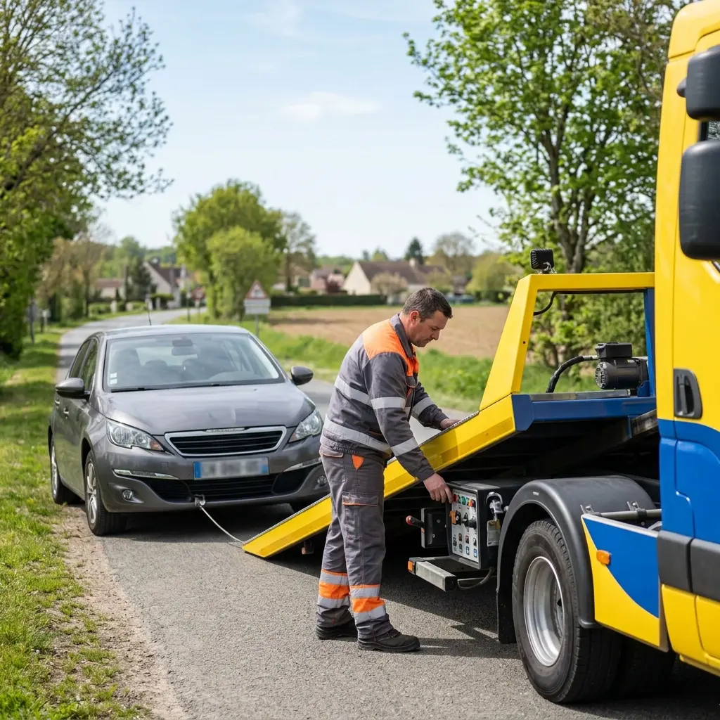 Comment se déroule l’intervention de dépannage automobile à Verneuil‑l'Étang ?