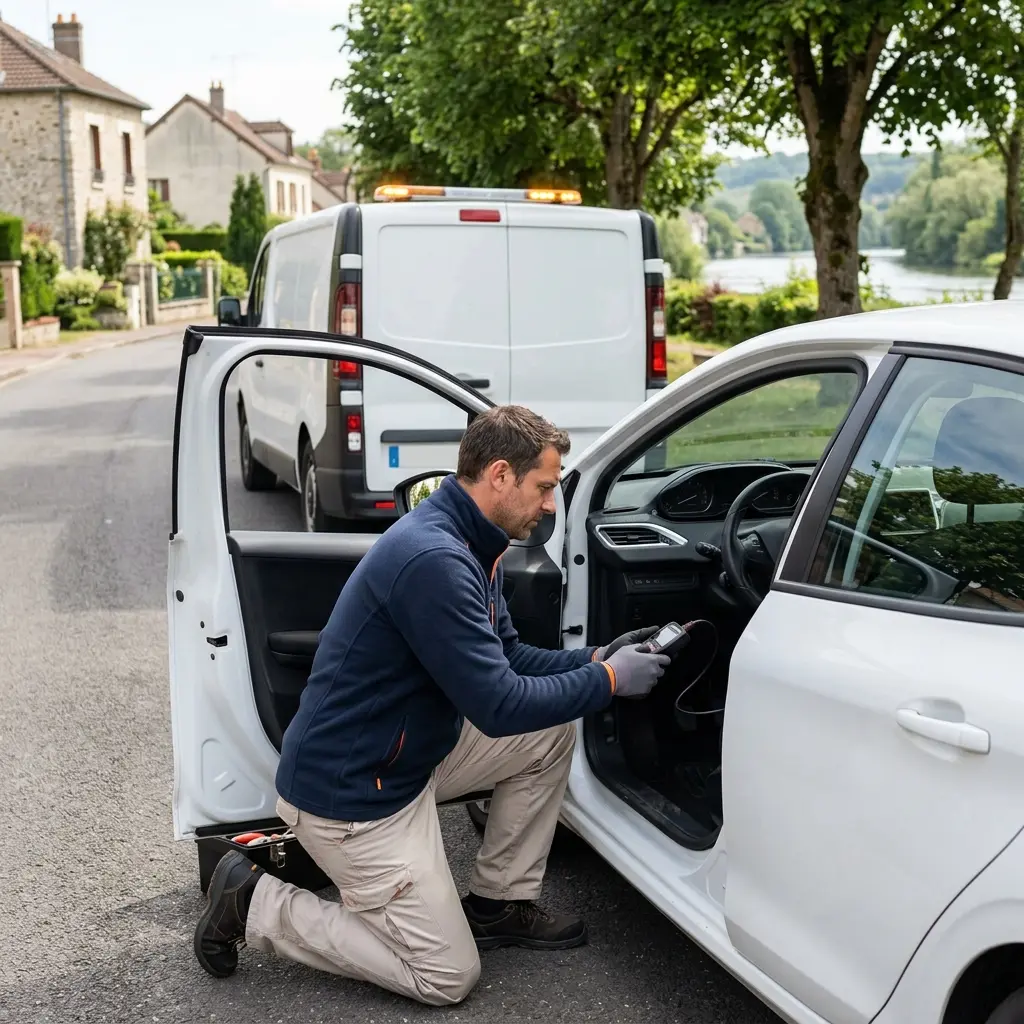 Comment se déroule l'intervention à Samois-sur-Seine ?