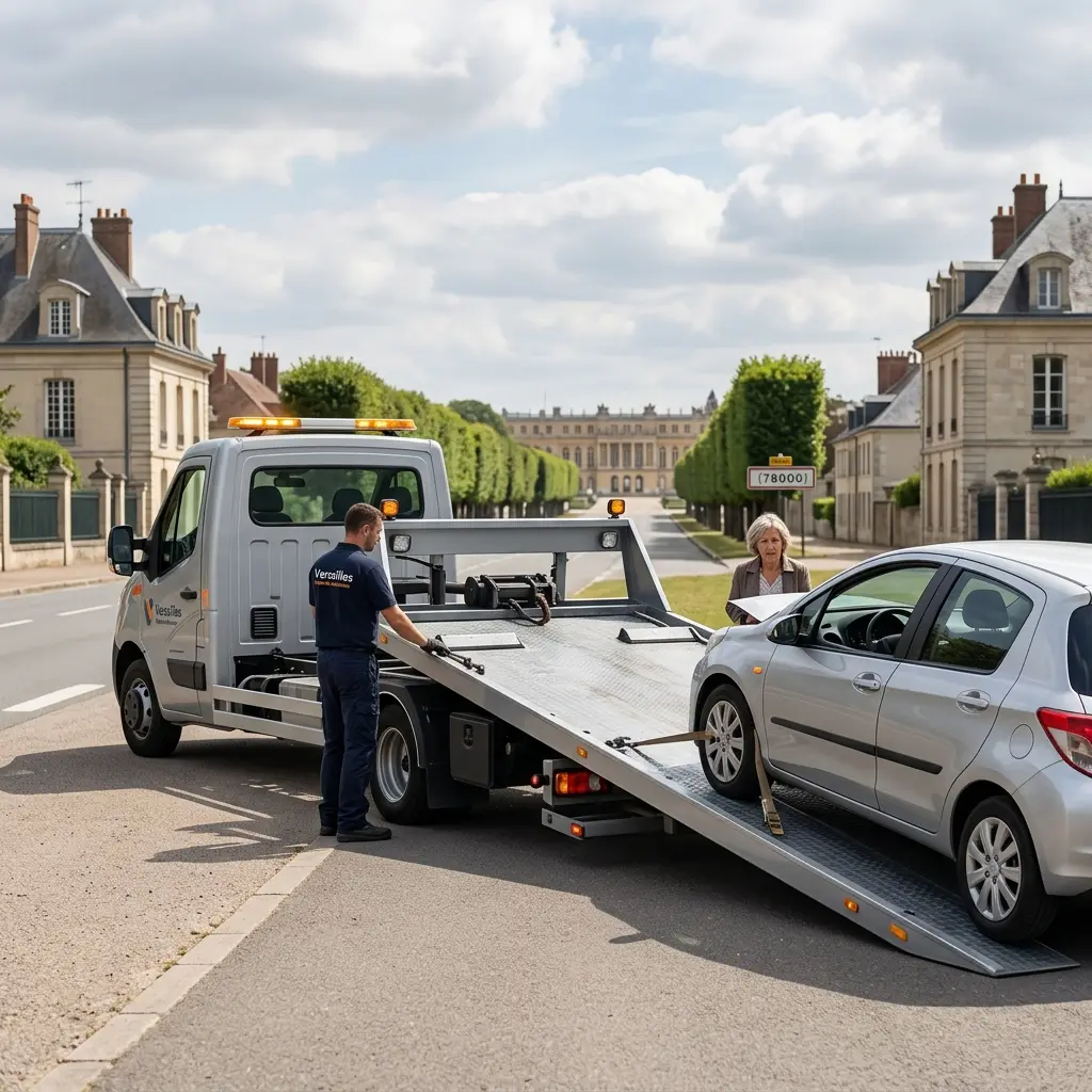 Comment se déroule l'intervention d'un dépanneur à Versailles ?