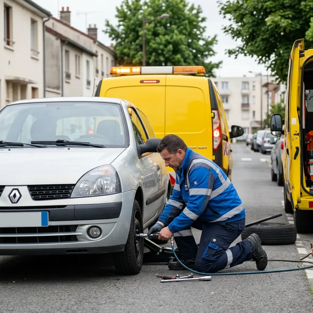 Comment se déroule l'intervention d'un dépanneur à Poissy ?