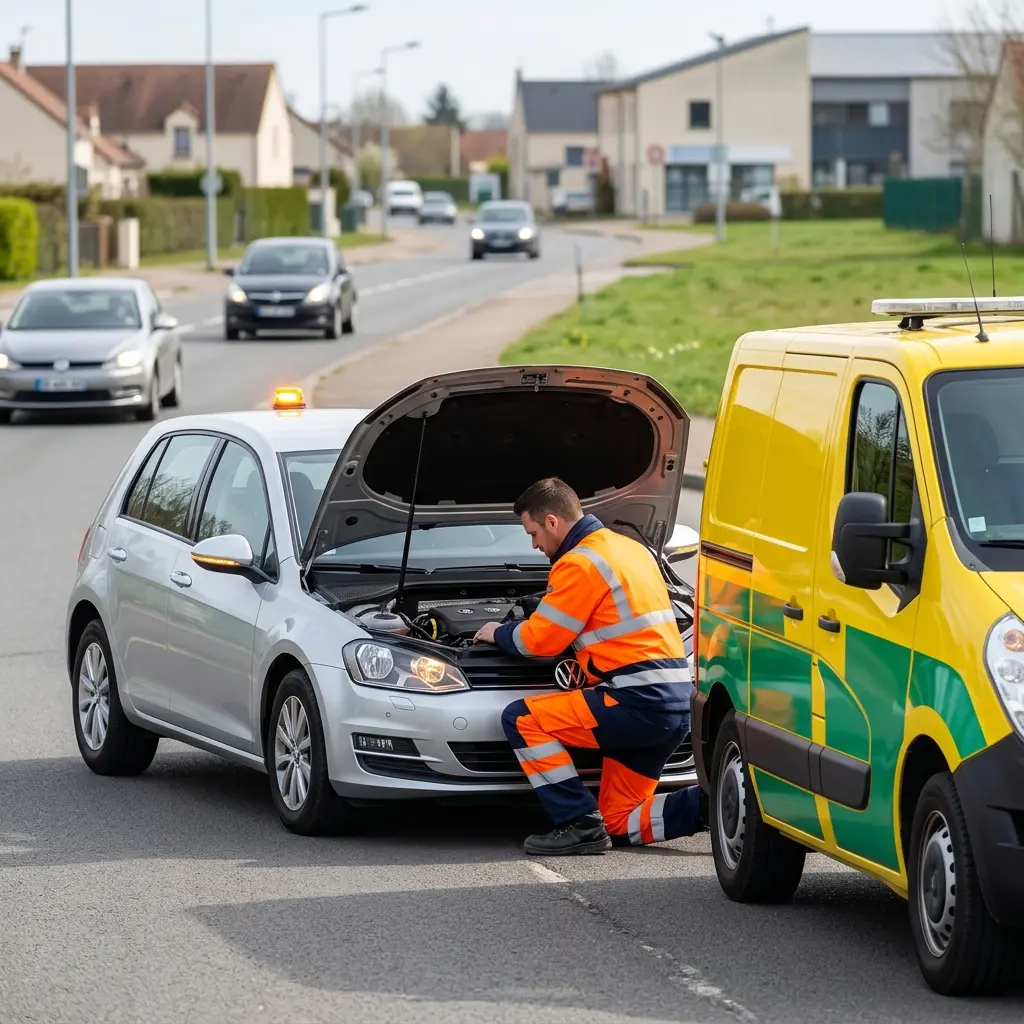 Précautions lors d'une panne automobile