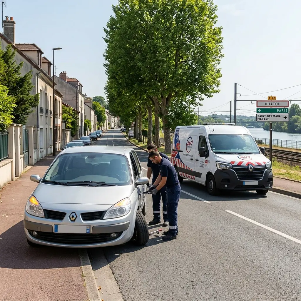 Besoin d'un dépanneur voiture rapide à Chatou ?