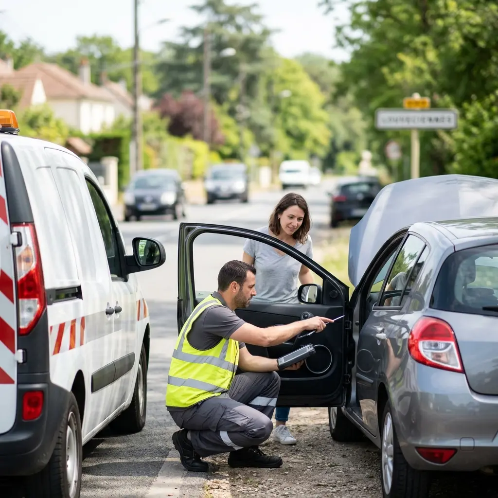 Comment se déroule l'intervention à Louveciennes ?
