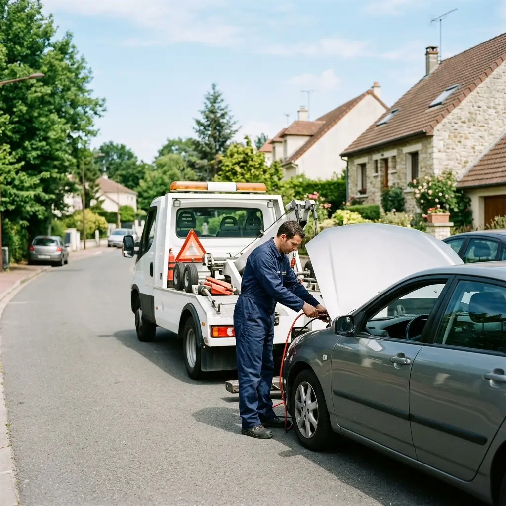 Comment se déroule l'intervention d'un dépanneur voiture à Noisy-le-Roi ?